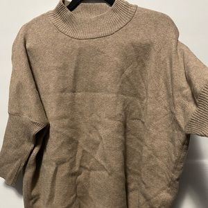 Oversized mock turtleneck sweater